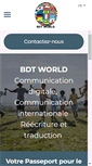 Mobile Screenshot of bdt-world.com